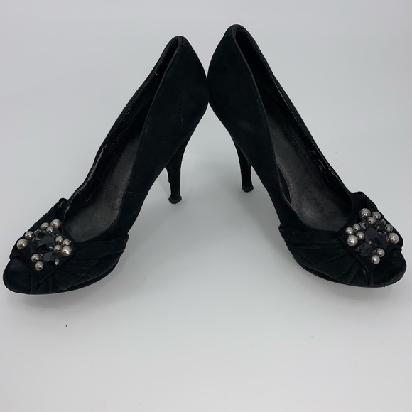 BCBG Peep Toe Pumps - Picture 6 of 8